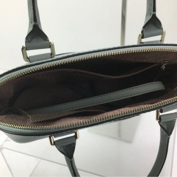 KATE Spade Carli Grove Street Blue Green Dawn Satchel Handbag - Picture 5 of 8